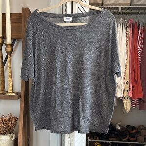 2/$10 Old Navy Charcoal Relaxed Fit Tee